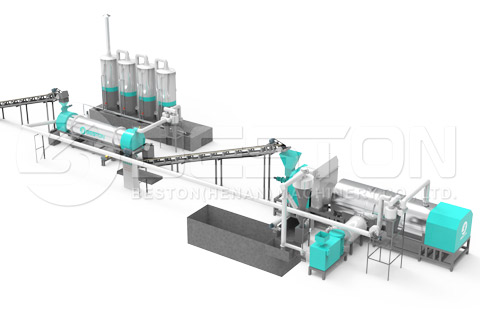 Sugarcane Bagasse Charcoal Machine