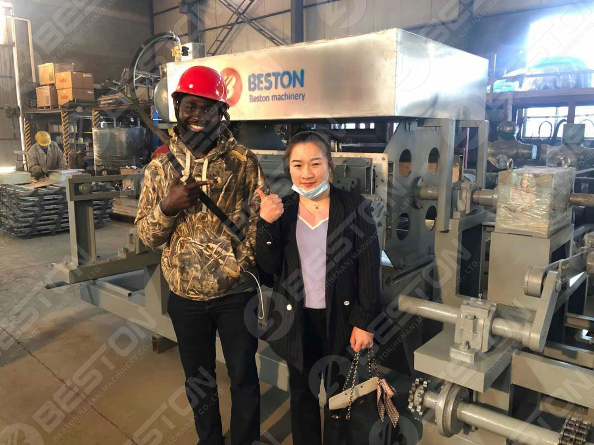 Good Feedback for Beston Egg Carton Making Machine